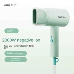 Dryers Mini 800W for Dormitory Low Noise Negative Ion Hair Care Blow Dryer by AUX 220V 24329