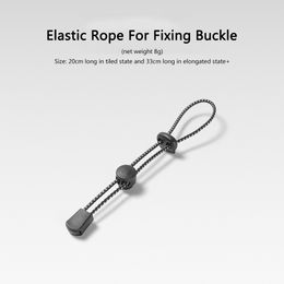 1-10pcs Elastic Rope Adjustable Backpack Walking Stick Holder Trekking Hiking Pole Fixing Tie Cord Rope Mountaineering Buckle