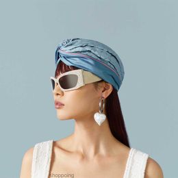 Silk Elastic Blue and Light Headbands Girls with Horsebit Headband Hair Bands Scarf Accessories Gifts