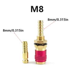 M6 M8 Welder Accessory Socket Plug Cable Connector Clamp Welding Machine Quick Fitting Water Cooled Adapter Female Male