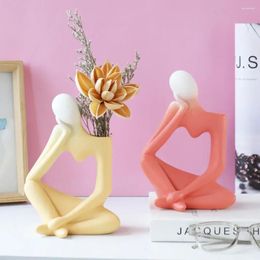 Vases Modern Ceramic Flower Vase Home Decor Living Room Bedroom Interior Table Decoration Accessories Figure Figurines Ornaments