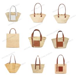 beach bags vintage brand straw shopping tote bag fold shopper raffias shoulder handbag woman designer bags luxury weave crossbody men lady rattan top handle clutch