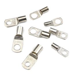 50/25/10PCS SC Bare Copper Terminals Wire Welding Cable Lugs Connector Cold Pressed Crimp Terminal Suit SC6-6 SC16-6 SC25-8