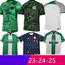Nigeria 2024 25 Okocha soccer jerseys Nigerian 20233 2024 football Shirt Men Kids OKOCHA KANU IGHALO UCHE WEST IHEANACHO OSIMHEN VINTAGE uniform RETRO 1994 1996 1998