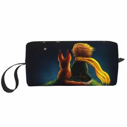 the Little Prince Ficti Makeup Bag Women Travel Cosmetic Organiser Fi France Fairy Tale Storage Toiletry Bags p2KS#