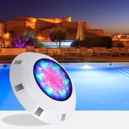 RGB LED Swimming Pool Light 12W 15W 18W Fountain Pond Light IP68 Waterproof UnderWater Light AC/DC12/24V Led Piscina Spotlight