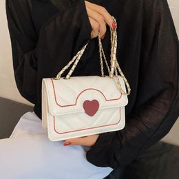 Shoulder Bags Bag Female Summer 2024 Tide Fashion Chain Crossbody Korean Version Of The Net Red Single Small Square