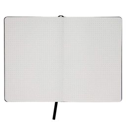 Jourmore Soft Touch Purple And Green Velvet Cover B6(5.35*7.6'') Skull Thick Paper Dotted Grid Notebook Journal