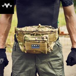 Packs Outdoor Sports Leisure Waterproof Tactical Waist Bag Utility Magazine Pouch Riding Pockets Phone Camera Bags Hunting Bags