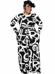 4xl 5XL Plus Size Sets Women Clothes Fi Print Top And Wide Leg Pant Suit Spring Autumn New Oversize Casual Outfits 2022 z15i#