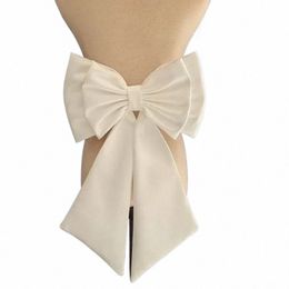 wedding Dr Accories Elegant Knot Removable Ball Dr Satin Knot Bridal Belt Butterfly Split Satin Bow 88Dq#
