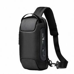 weixier Shoulder Bag for Men Waterproof USB Man Crossbody Bag Anti-Theft Short Travel Menger Sling Fi Designer Chest Bag K0KM#