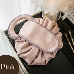Storage Bags Drawstring Makeup Bag With Handle Multifunctional Portable Toiletry Cosmetic For Daily Use/Travel