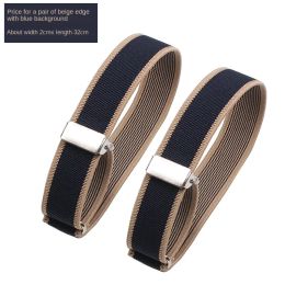 Mens Sleeve Garters Holders Stripe/Plaid Arm Bands Sleeve Shirt Groom Elastic Garter Metal Bracelet for Ladies Non-Slip Straps