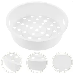 Double Boilers Baskets Rice Cooker Steam Rack Kitchen Accessory Steamer Plug-in Dim Sum White Insert For Pot