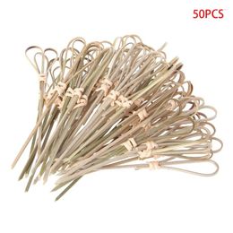 Disposable Flatware 50pcs Bamboo Picks Cocktail Toothpicks Party Club For Creati 95