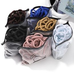 30/50PCS/Set Women Girls Basic Hair Bands Simple Solid Colors Elastic Headband Hair Ropes Ties Hair Accessories Ponytail Holder