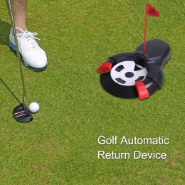 Aids Golf Returner Automatic Training Tool Golf Hole Auto Returning Practise Golf Ball Return Machine Golf Putting Return Machine