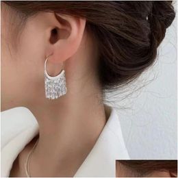 Dangle & Chandelier 2023 New Tassel Earrings For Women Gold And Sier Colour Personality High Grade Jewellery Earings Drop Deliv Dhgarden Dhxhc