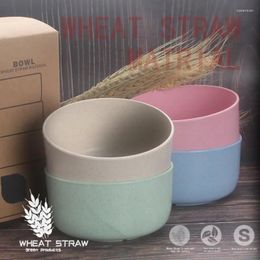 Bowls 4 Pack Cereal Unbreakable Wheat Straw Bowl Lightweight Noodle Soup Rice Salad Dishwasher Microwave Safe For Kids Children