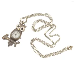 Pocket Watches Necklace Watch Accessories Student Zinc Alloy Arabic Numerals Dial