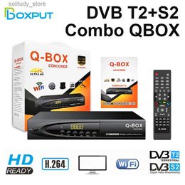 Set Top Box DVB T2 S2 Combination QBOX Satellite TV Receiver H264 MPEG 4 Digital TV Decoder 1080P Full HD Time Shift EPG OTA Smart Set-top Box Q240330