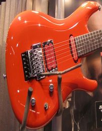 Custom JS2140 Joe Muscle Car Orange Electric Guitar Floyd Rose Tremolo Bridge HS Pickups Luxury Abalone Dot Inlay Chrome Hardwa5058141