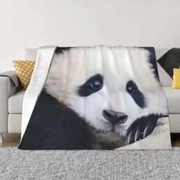 Blankets FuBao Panda Fu Bao Blanket Plaid Hypoallergenic Throw For Bedding Travel Camping