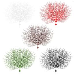 Decorative Flowers Lifelike Peacock Coral Branches Fake Plastic Artificial Plants For Wedding Party El Garden Decoration Vase Filler