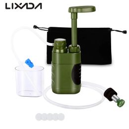 Survival Outdoor Water Philtre Straw Water Filtration System Water Purifier for Family Preparedness Camping Hiking Emergency