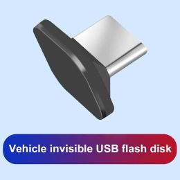 16GB/32GB/64GB Mini Car U Disc Pendrive Type-C/USB Flash Drive Memory Stick IPX-7 Waterproof Plug and Play for Car Computer TV