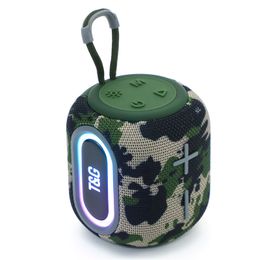 TG664 portable Bluetooth speaker Outdoor subwoofer gift small Subwoofers led light card Bluetooth Subwoofers BT5.3 Boombox