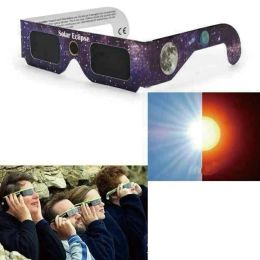 10/20Pcs Solar Eclipse Glasses Safety Shade Direct View Of The Sun - Protects Eyes From Harmful Rays During Random Color