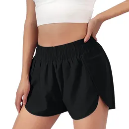 Women's Shorts Short Pants For Women Fashion Solid Color Elastic Waist Pockets Design Yoga Sports Fittness Elegant Cotton Panties 2024