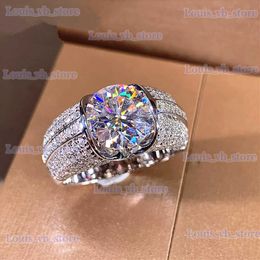 Band Rings Huitan Gorgeous Cubic Zirconia Women Finger Rings Evening Party Noble Ladys Accessories Fancy Birthday Gift Female Fashion Ring T240330