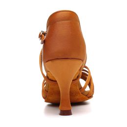 Ballroom-Dance Shoes Women Latin Dance Shoes Tango Soft Sole Jazz Shoes Girls Salsa Shoes 5.5/7.5cm Practise Sandals