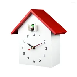 Table Clocks Pastoral Cuckoo Clock Living Room Bedroom Desk Tweets Quartz Watch Home Decor