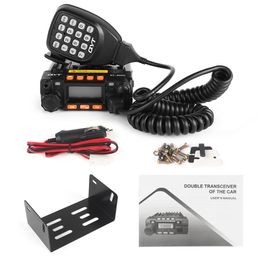 QYT KT-8900 Mini 25-Watt Dual Band Mobile Transceiver, VHF 136-174/UHF 400-490Mhz Car Radio