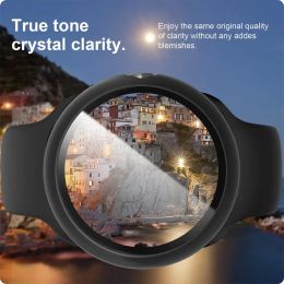 Glass+Case for Google Pixel Watch Strap Screen Protector Tempered Bumper Cover Frame Film PC Hard-Shell Pixel Watch 2 Accessorie