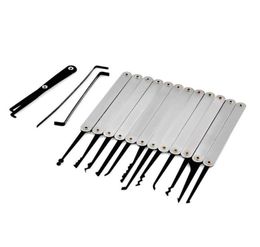 15 Piece Unlocking Lock Pick Set Key Extractor Tool Lock Picking tools Lock Opener Locksmith Tools1410273