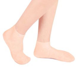 1Pair Silicone Foot Care Socks Anti Cracking fuktgivande gelstrumpor Cracked Dead Hud Ta bort skydds smärtlindring Pedicure Tool