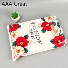 Storage Bags 50Pcs/Lot Plastic Shopping Vest Party Packaging Candy Flowers Wedding Package Birthday Clothing Pouches Handle