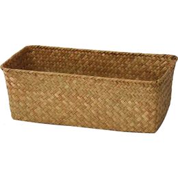 Storage Rattan Plaited Basket Kitchen Household Storage Basket