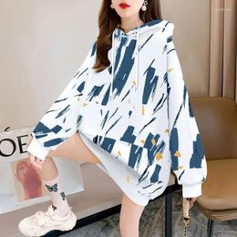 Women's Hoodies High Quality Hoodie For Women Medium Length Korean Casual Fashion Versatile Loose Top With Long Sleeves