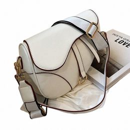 pu Leather Fi Sling Bag Two Straps Women Mini Hobo Bag Waterproof Saddle Shoulder Bag Solid Colour Shoulder Travel Bags U6rf#