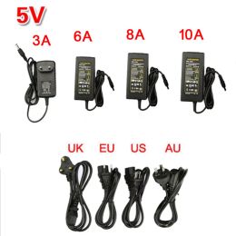 New DC 5V 12V 24V LED Power Supply Adapter 1A / 2A / 3A / 5A / 6A / 8A / 10A Light Transformer For LED Strip US/EU/AU/UK Plug