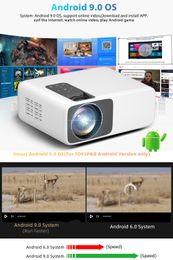 ThundeaL Full HD Projector 1080P 2K 4K Video LED 3D Portable Projector TD93Pro Mini WiFi Android Home Theatre TD93 Pro Beamer