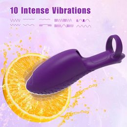 Finger GSpot Vibrator Silicone 10Speed Clitoris Massage Masturbator Couple Flirting Games For Women Adult Erotic Sex Toy 240326
