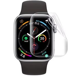 Apple Watchシリーズのスクリーンプロテクター9/8/7 49mm Anti-Scratch HD Clear Flexible TPU保護フィルム