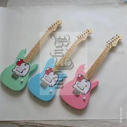 Guitar free shipping cat mini electric guitar for three color for scale length for 520mm children electric guitar